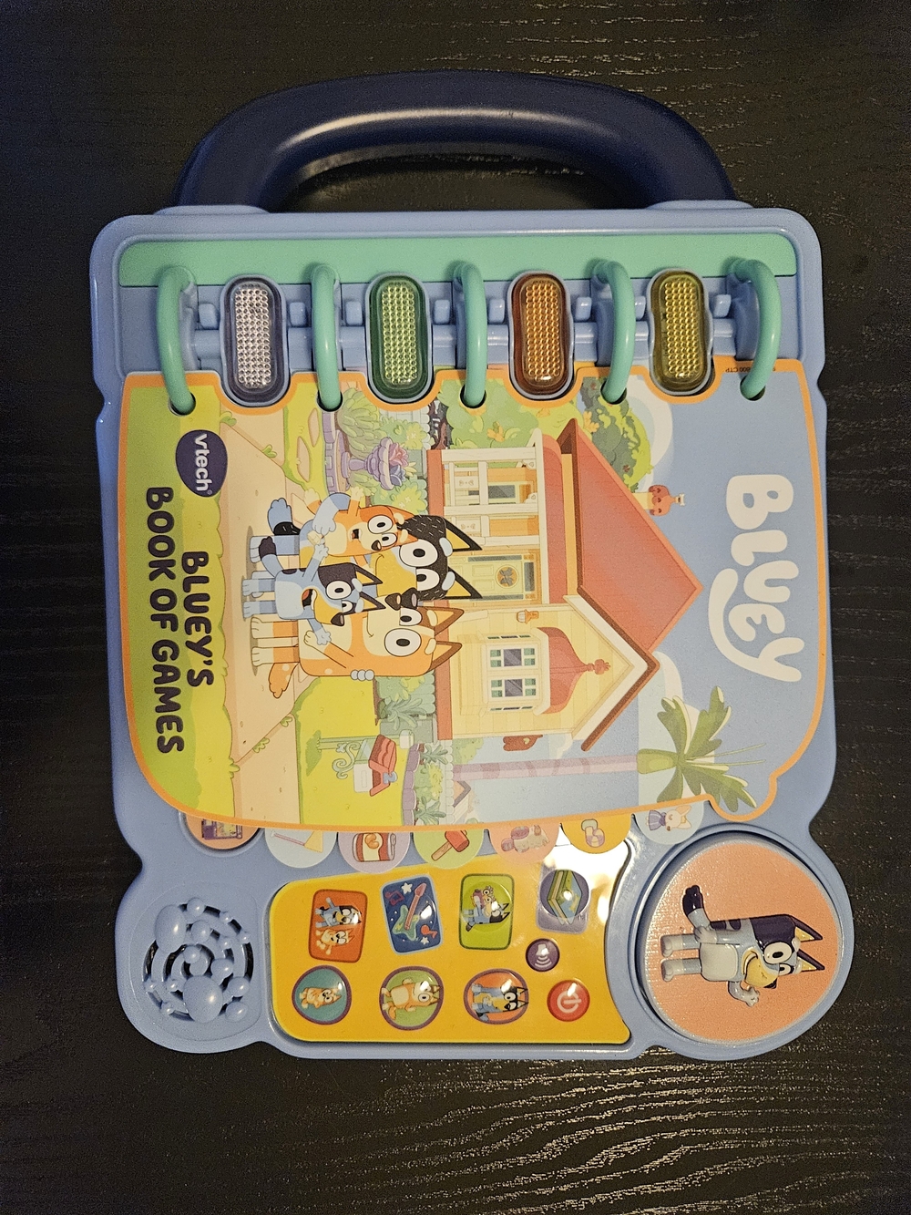 VTech Bluey’s Book of Games - Light Blue Interactive Learning Toy